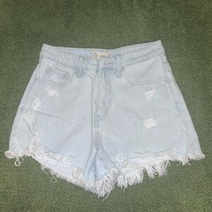 Light blue Altard State Jean shorts